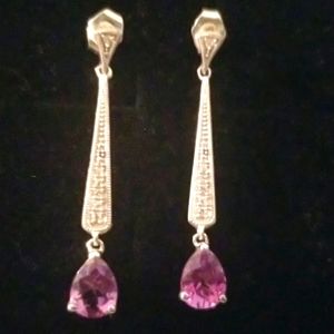 amethyst earrings